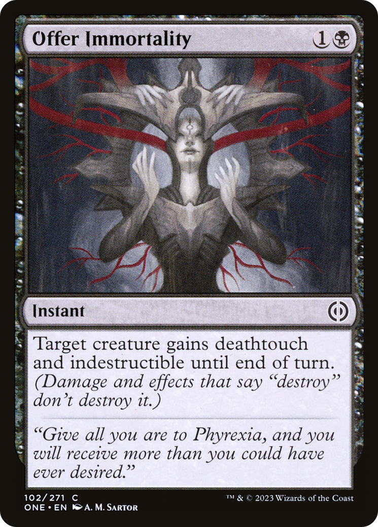 Offer Immortality [Phyrexia: All Will Be One] | Eastridge Sports Cards & Games
