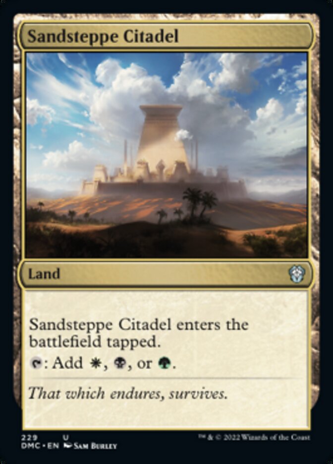 Sandsteppe Citadel [Dominaria United Commander] | Eastridge Sports Cards & Games