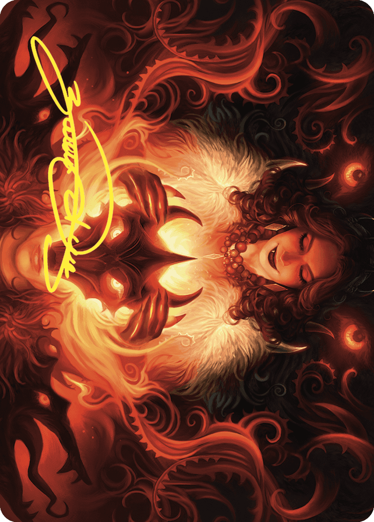 Witch's Mark Art Card (Gold-Stamped Signature) [Wilds of Eldraine Art Series] | Eastridge Sports Cards & Games