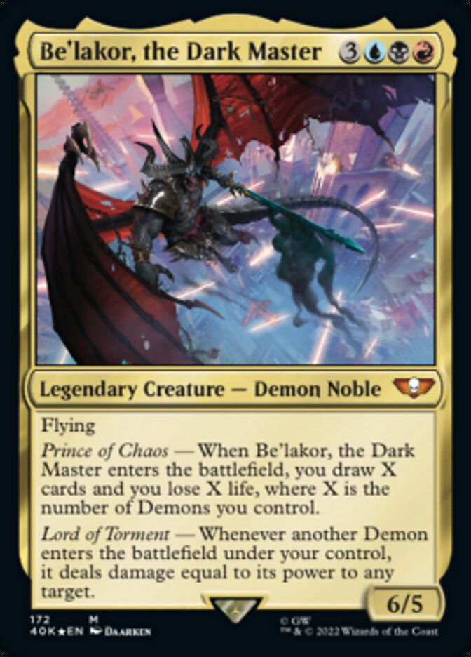 Be'lakor, the Dark Master [Universes Beyond: Warhammer 40,000] | Eastridge Sports Cards & Games