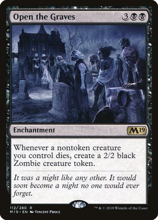 Open the Graves [Core Set 2019] | Eastridge Sports Cards & Games