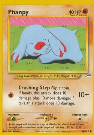 Phanpy (76/105) [Neo Destiny Unlimited] | Eastridge Sports Cards & Games