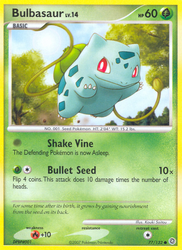 Bulbasaur (77/132) [Diamond & Pearl: Secret Wonders] | Eastridge Sports Cards & Games