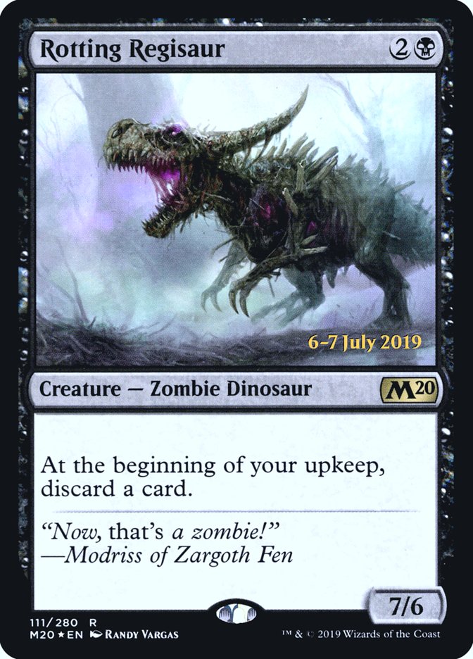 Rotting Regisaur  [Core Set 2020 Prerelease Promos] | Eastridge Sports Cards & Games