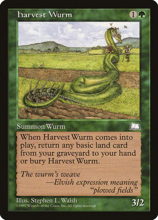 Harvest Wurm [Weatherlight] | Eastridge Sports Cards & Games