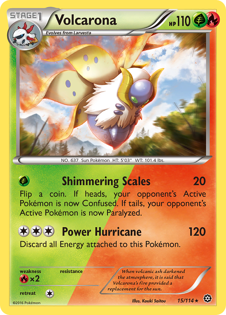 Volcarona (15/114) [XY: Steam Siege] | Eastridge Sports Cards & Games