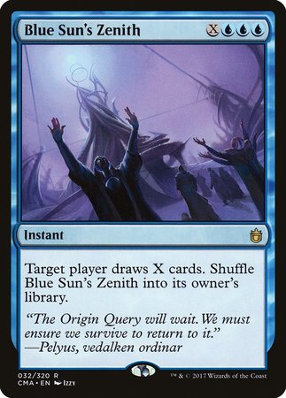Blue Sun's Zenith [Commander Anthology] | Eastridge Sports Cards & Games
