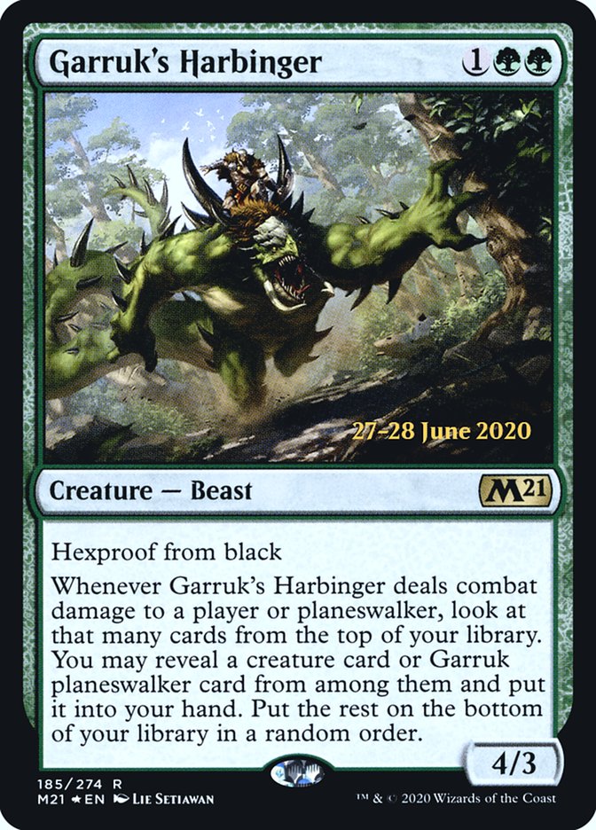 Garruk's Harbinger  [Core Set 2021 Prerelease Promos] | Eastridge Sports Cards & Games