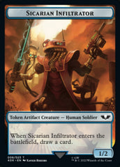 Soldier (003) // Sicarian Infiltrator Double-Sided Token [Universes Beyond: Warhammer 40,000 Tokens] | Eastridge Sports Cards & Games