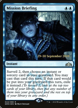 Mission Briefing [Guilds of Ravnica Promos] | Eastridge Sports Cards & Games