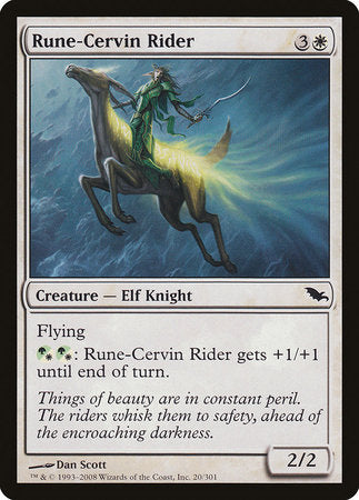 Rune-Cervin Rider [Shadowmoor] | Eastridge Sports Cards & Games
