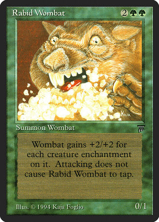 Rabid Wombat [Legends] | Eastridge Sports Cards & Games
