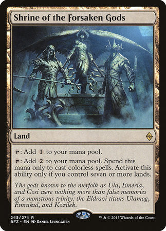 Shrine of the Forsaken Gods [Battle for Zendikar] | Eastridge Sports Cards & Games
