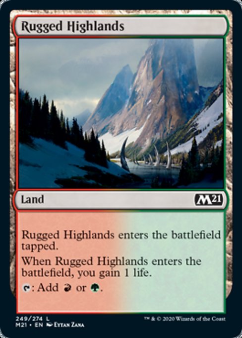 Rugged Highlands [Core Set 2021] | Eastridge Sports Cards & Games