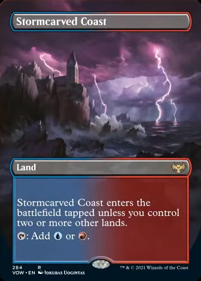 Stormcarved Coast (Borderless) [Innistrad: Crimson Vow] | Eastridge Sports Cards & Games