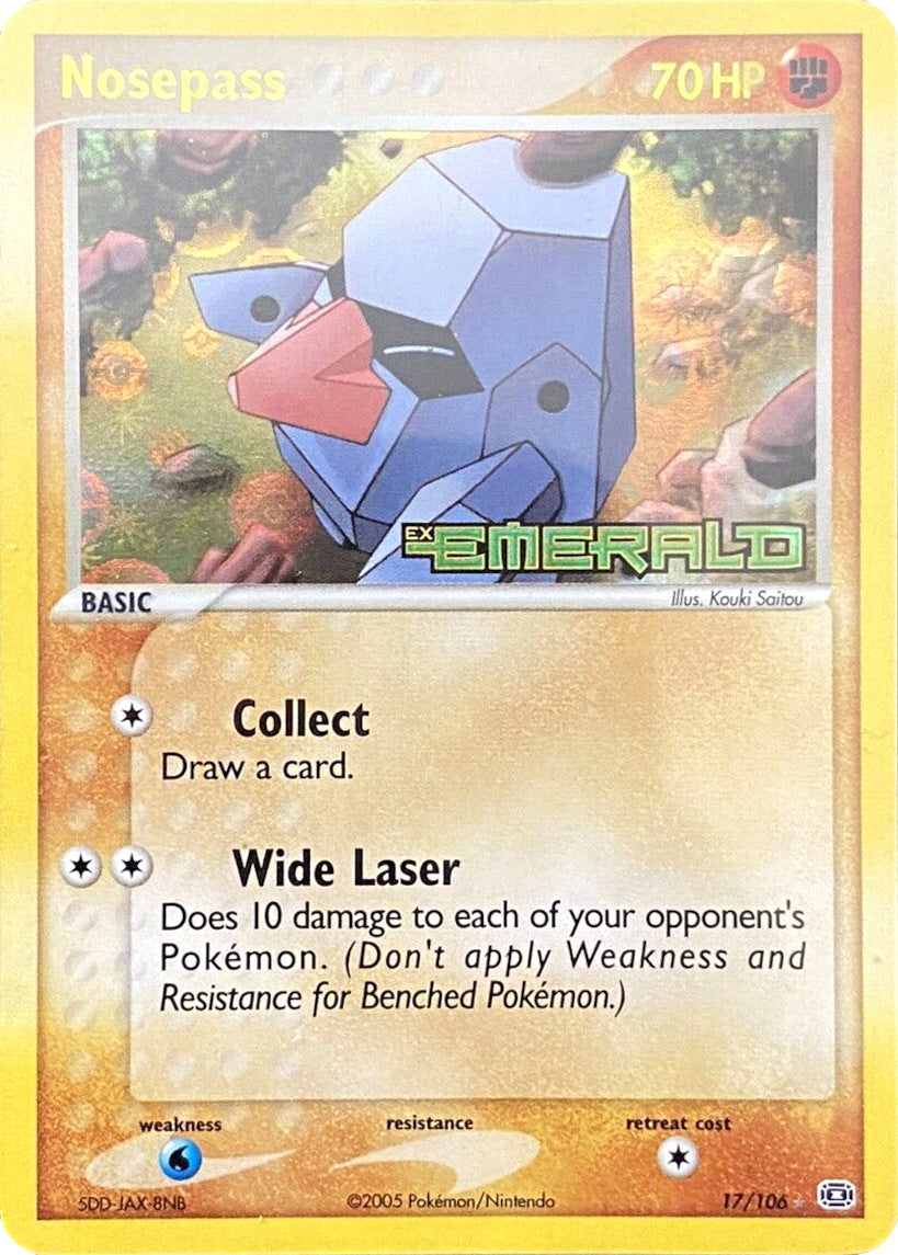 Nosepass (17/106) (Stamped) [EX: Emerald] | Eastridge Sports Cards & Games