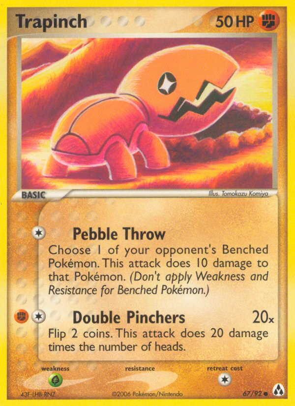 Trapinch (67/92) [EX: Legend Maker] | Eastridge Sports Cards & Games