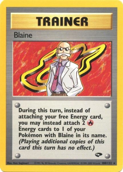 Blaine (100/132) [Gym Challenge Unlimited] | Eastridge Sports Cards & Games
