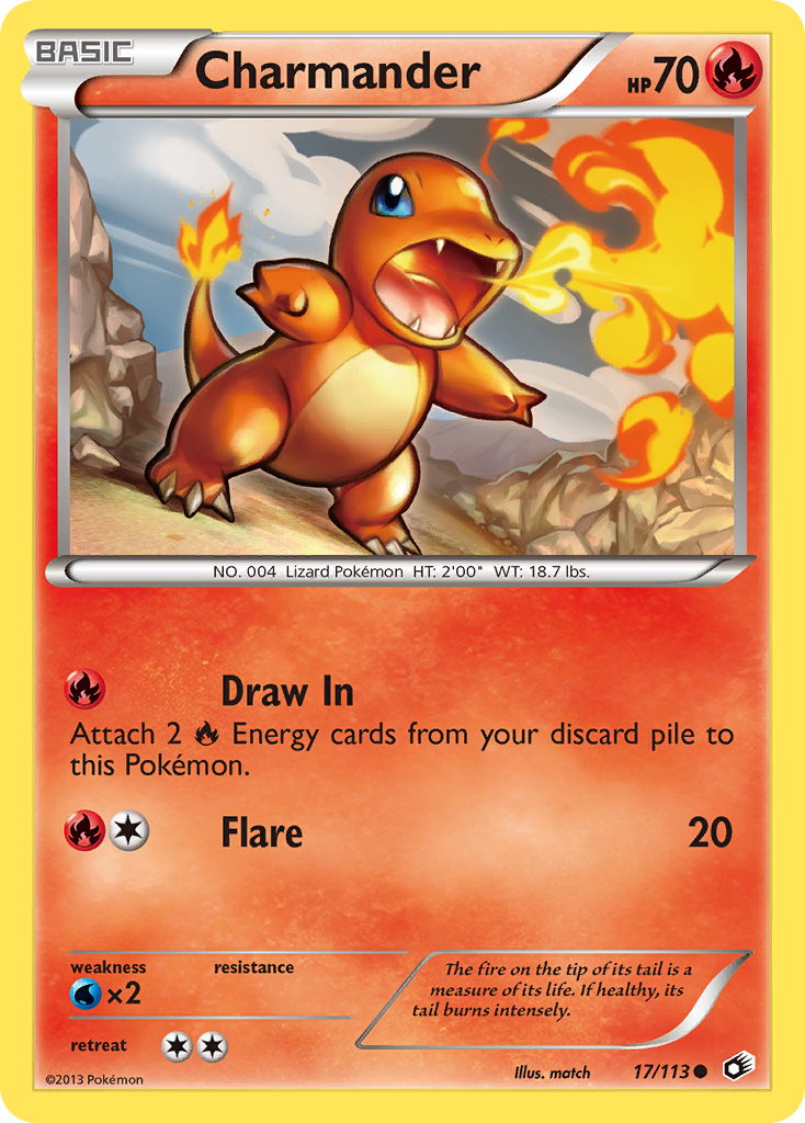 Charmander (17/113) [Black & White: Legendary Treasures] | Eastridge Sports Cards & Games