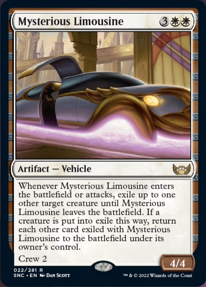 Mysterious Limousine [Streets of New Capenna] | Eastridge Sports Cards & Games