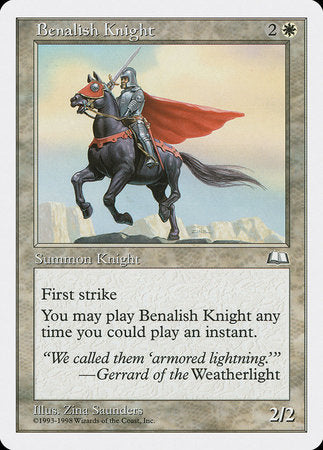 Benalish Knight [Anthologies] | Eastridge Sports Cards & Games