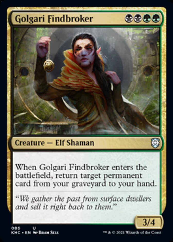 Golgari Findbroker [Kaldheim Commander] | Eastridge Sports Cards & Games