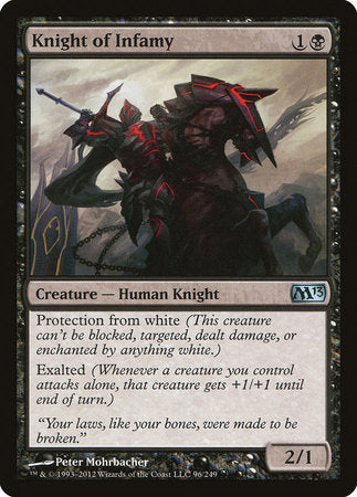 Knight of Infamy [Magic 2013] | Eastridge Sports Cards & Games