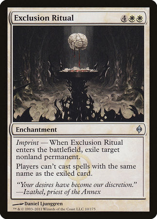 Exclusion Ritual [New Phyrexia] | Eastridge Sports Cards & Games