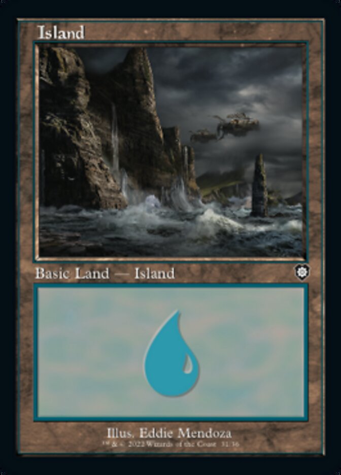 Island (031) (Retro) [The Brothers' War Commander] | Eastridge Sports Cards & Games