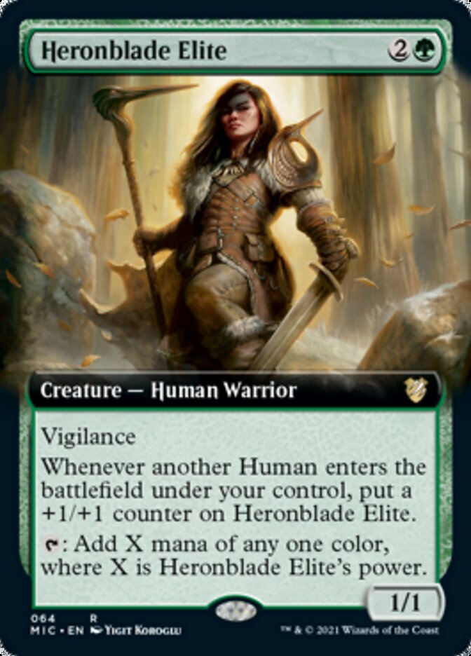 Heronblade Elite (Extended) [Innistrad: Midnight Hunt Commander] | Eastridge Sports Cards & Games