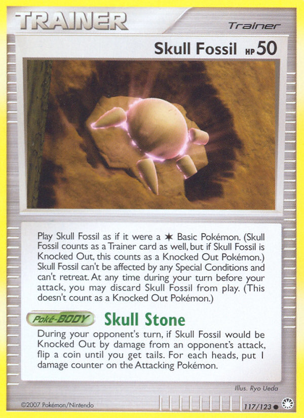 Skull Fossil (117/123) [Diamond & Pearl: Mysterious Treasures] | Eastridge Sports Cards & Games
