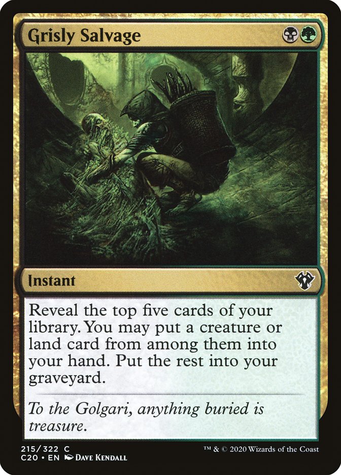 Grisly Salvage [Commander 2020] | Eastridge Sports Cards & Games