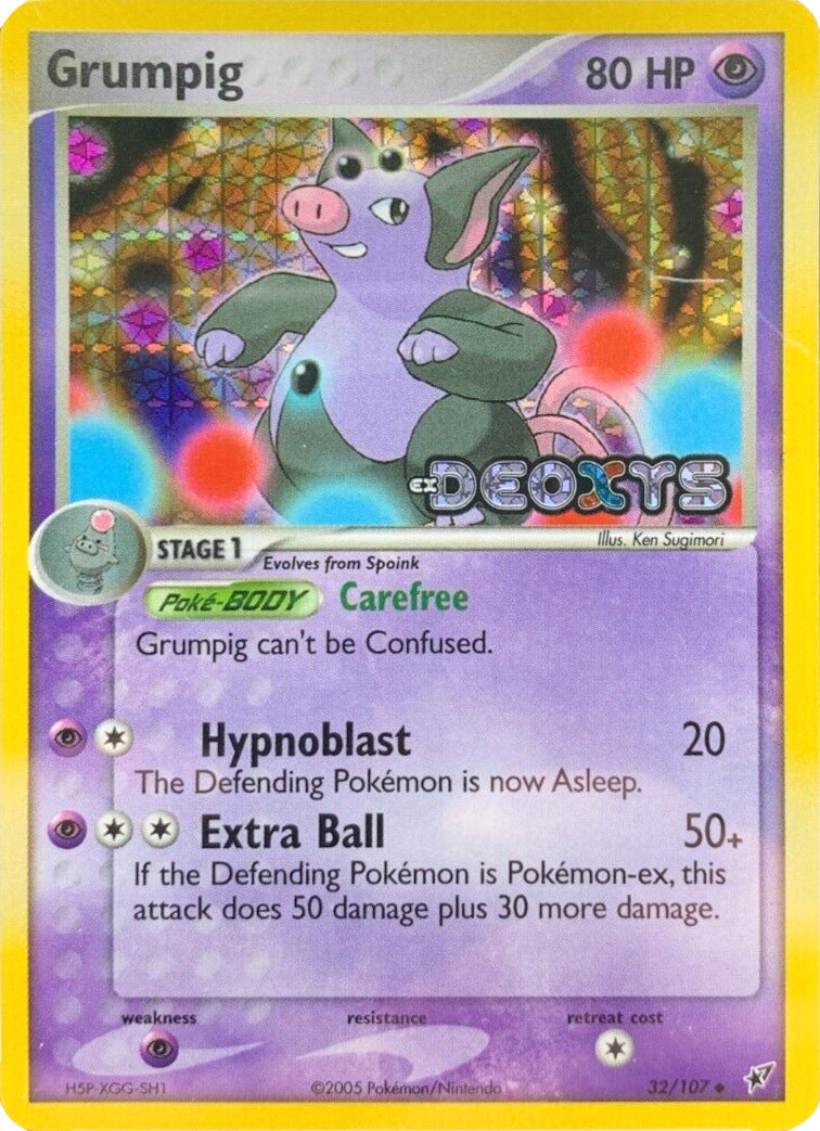 Grumpig (32/107) (Stamped) [EX: Deoxys] | Eastridge Sports Cards & Games