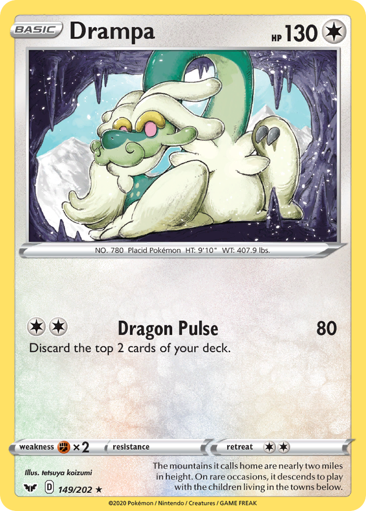 Drampa (149/202) [Sword & Shield: Base Set] | Eastridge Sports Cards & Games