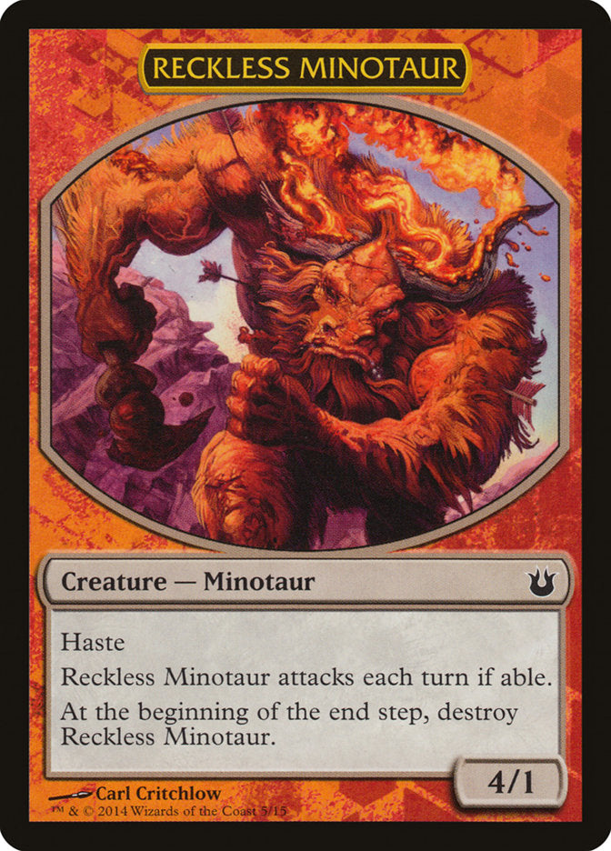 Reckless Minotaur [Born of the Gods Battle the Horde] | Eastridge Sports Cards & Games