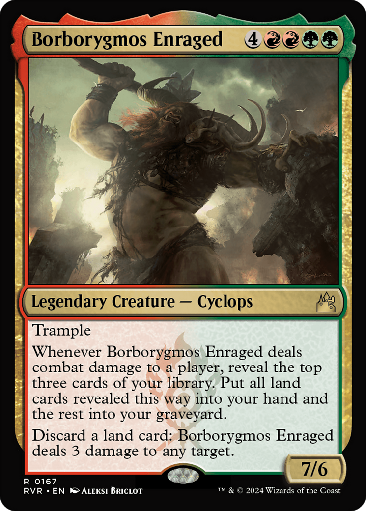 Borborygmos Enraged [Ravnica Remastered] | Eastridge Sports Cards & Games