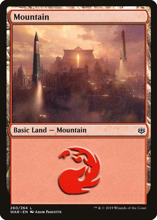 Mountain (260) [War of the Spark] | Eastridge Sports Cards & Games