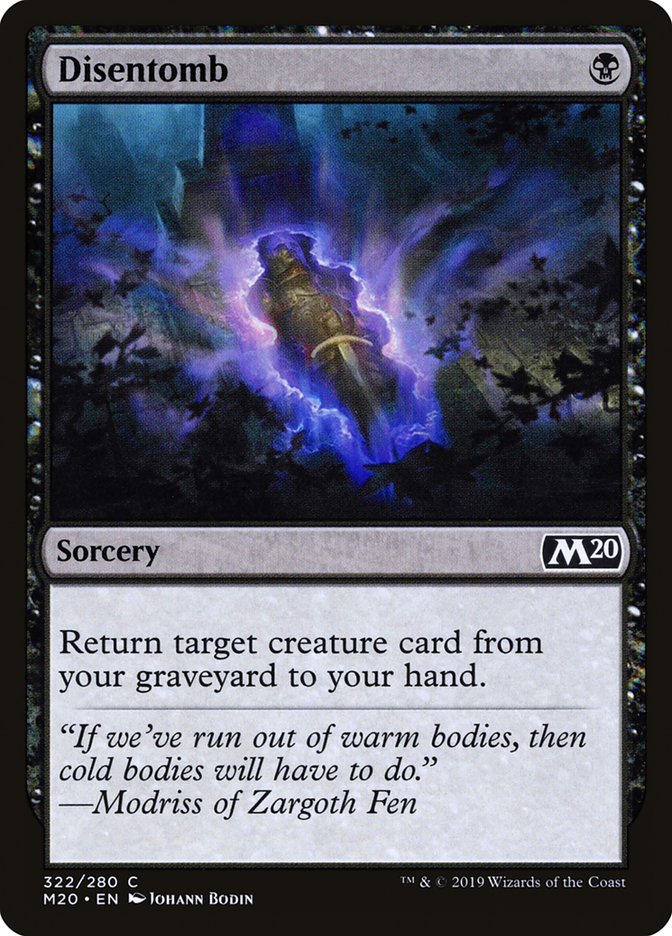 Disentomb [Core Set 2020] | Eastridge Sports Cards & Games