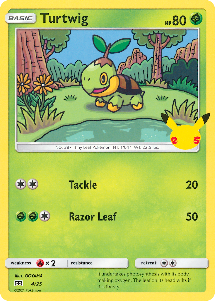 Turtwig (4/25) [McDonald's 25th Anniversary] | Eastridge Sports Cards & Games