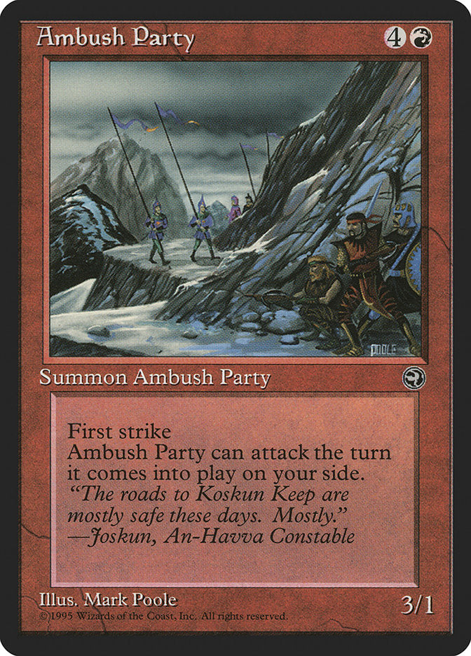 Ambush Party (Joskun Flavor Text) [Homelands] | Eastridge Sports Cards & Games