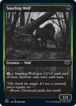 Snarling Wolf (486) [Innistrad: Double Feature] | Eastridge Sports Cards & Games