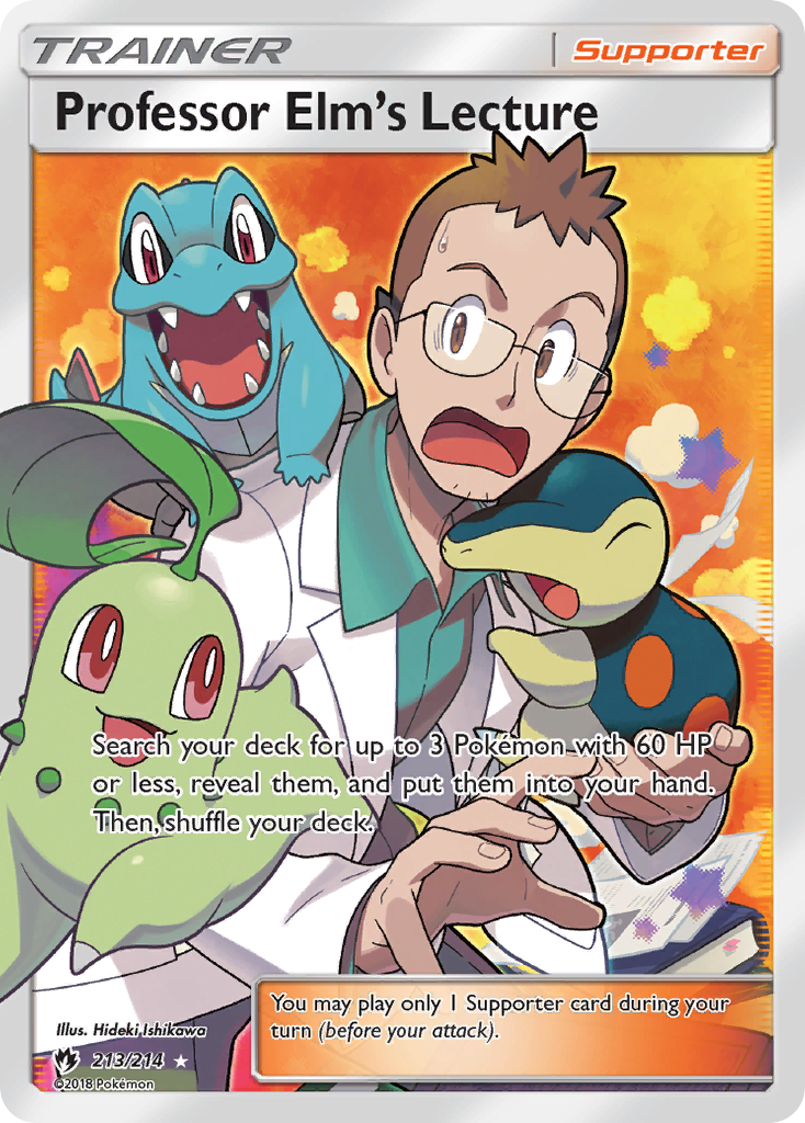Professor Elm's Lecture (213/214) [Sun & Moon: Lost Thunder] | Eastridge Sports Cards & Games