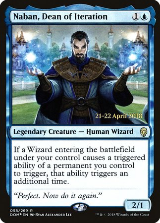 Naban, Dean of Iteration [Dominaria Promos] | Eastridge Sports Cards & Games