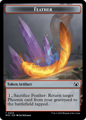 Feather // Servo Double-Sided Token [March of the Machine Commander Tokens] | Eastridge Sports Cards & Games