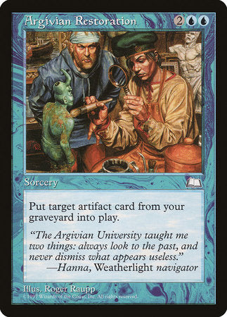 Argivian Restoration [Weatherlight] | Eastridge Sports Cards & Games