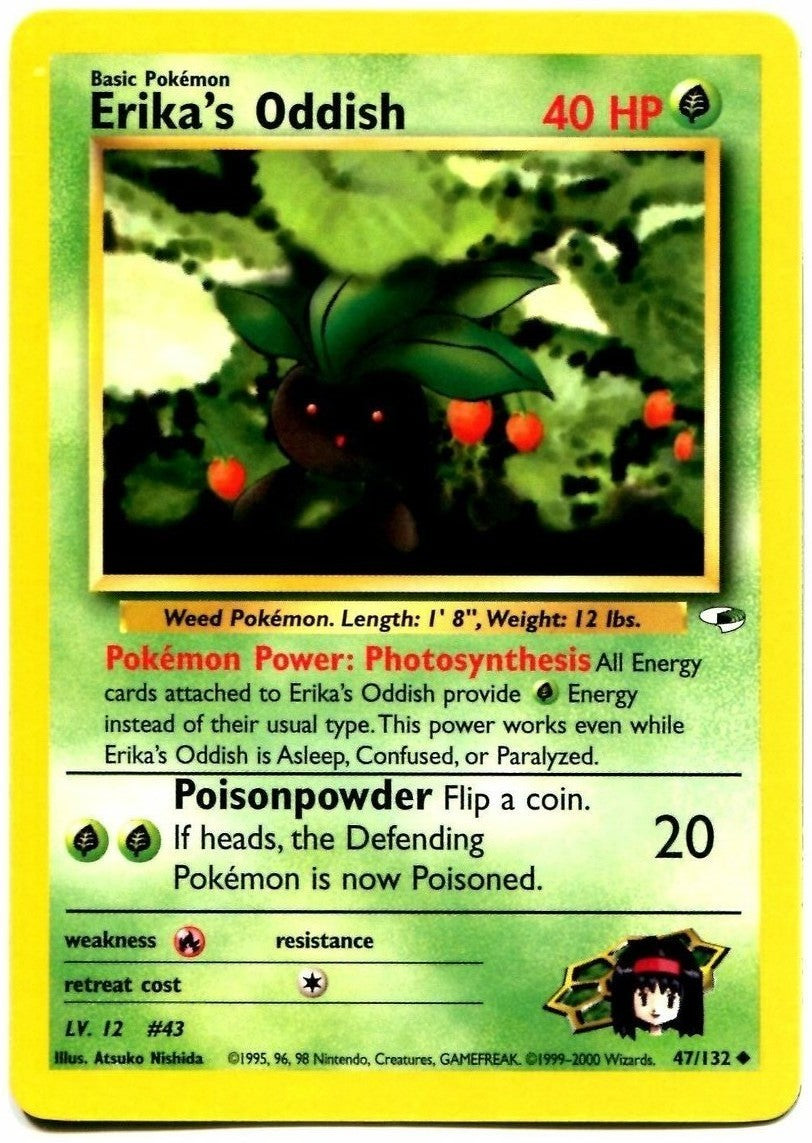 Erika's Oddish (47/132) [Gym Heroes Unlimited] | Eastridge Sports Cards & Games