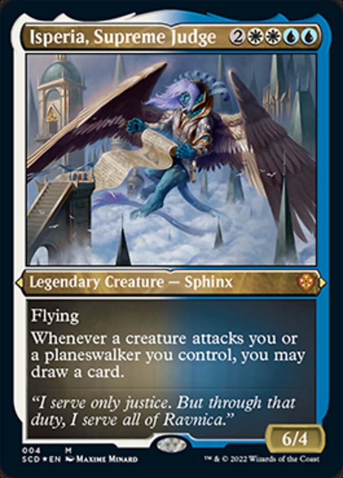 Isperia, Supreme Judge (Foil Etched) [Starter Commander Decks] | Eastridge Sports Cards & Games