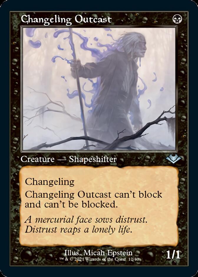 Changeling Outcast (Retro Foil Etched) [Modern Horizons 2] | Eastridge Sports Cards & Games