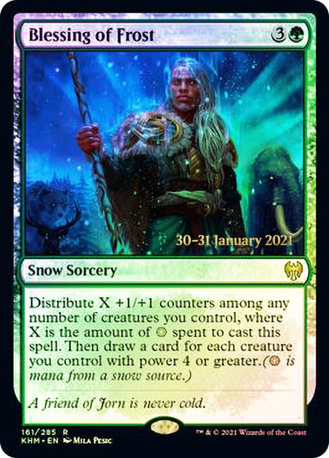 Blessing of Frost  [Kaldheim Prerelease Promos] | Eastridge Sports Cards & Games