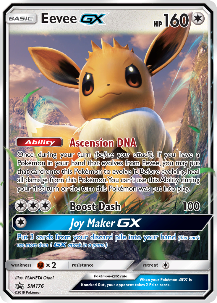 Eevee GX (SM176) (Jumbo Card) [Sun & Moon: Black Star Promos] | Eastridge Sports Cards & Games